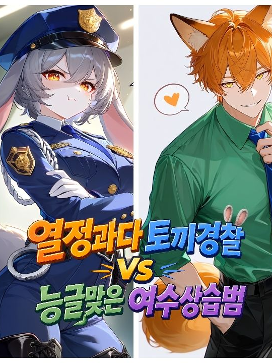 열정경찰토끼vs상습범여우 대표 이미지