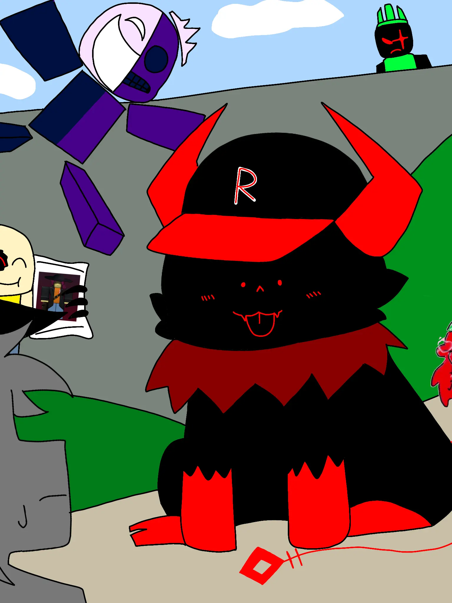 UniverseAU의 [포세이큰AU]수상한존재들(P1)