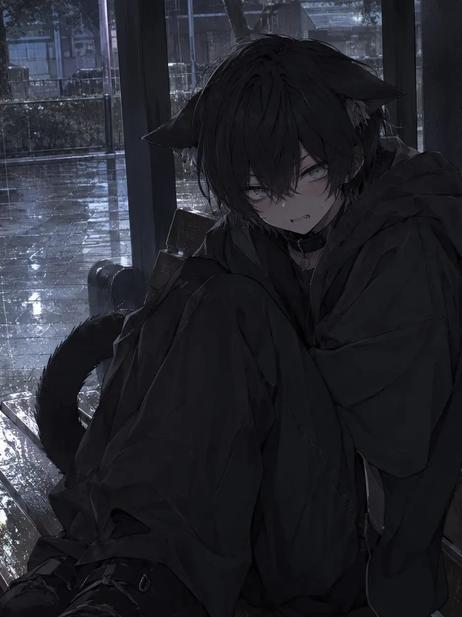 _cry.00의 雨宿りの先客。
