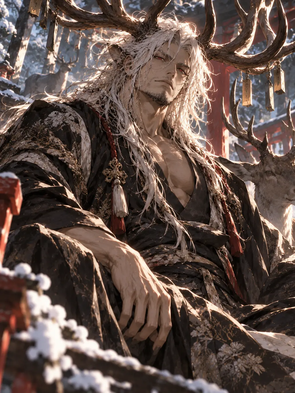 nasinasi_1945의 The Deer God and the Beloved Sacrifice