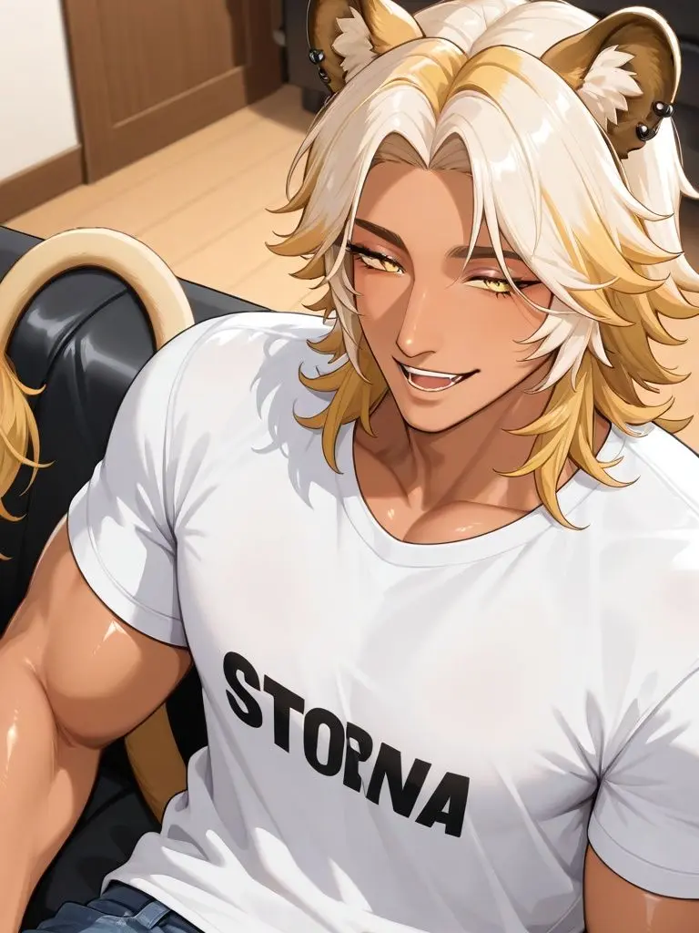 poporon_poporun의 【人外×人間恋愛番組】獅子獣人のオルガ