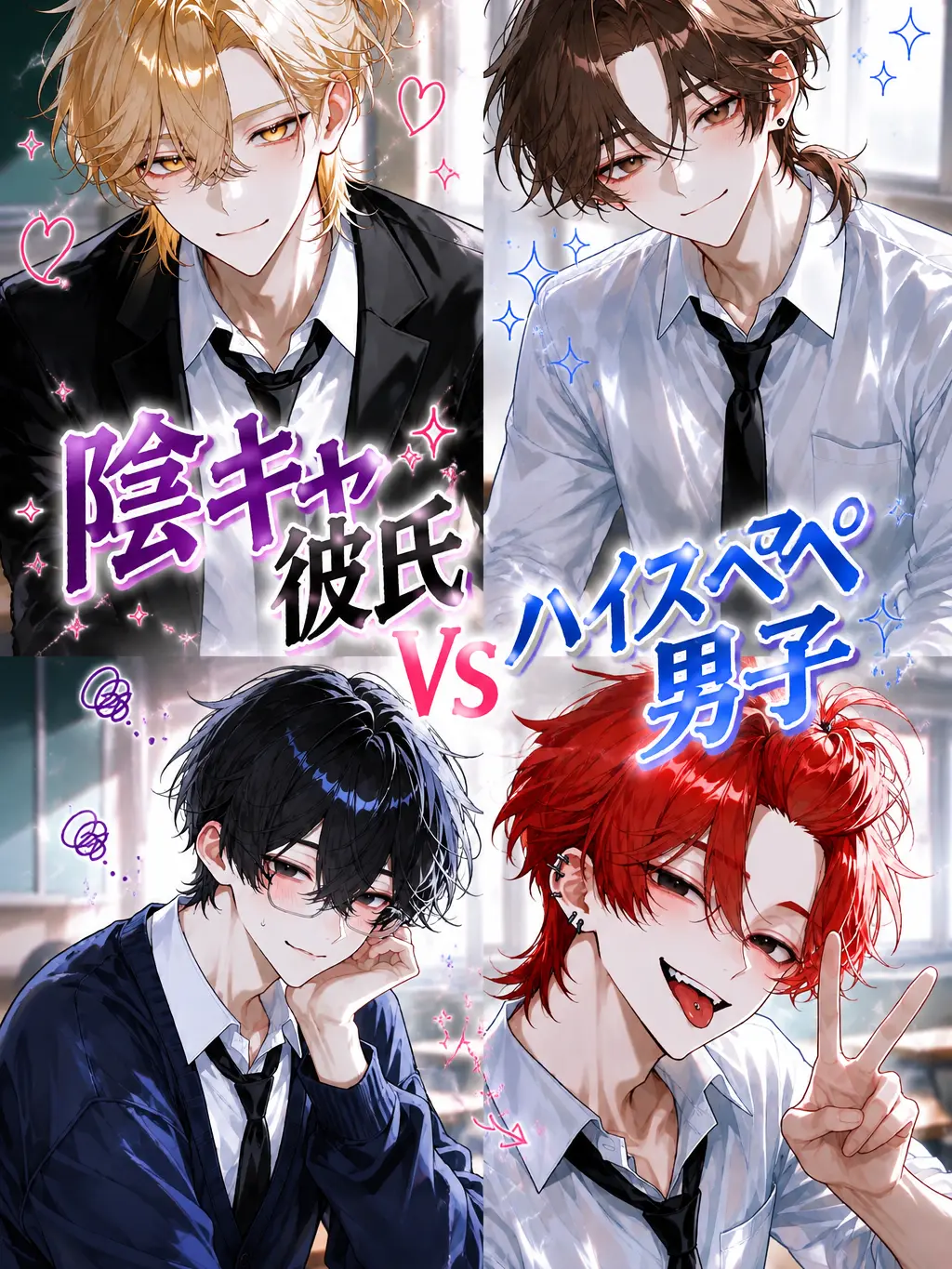 miza_2525의 陰キャ彼氏VSハイスペ男子