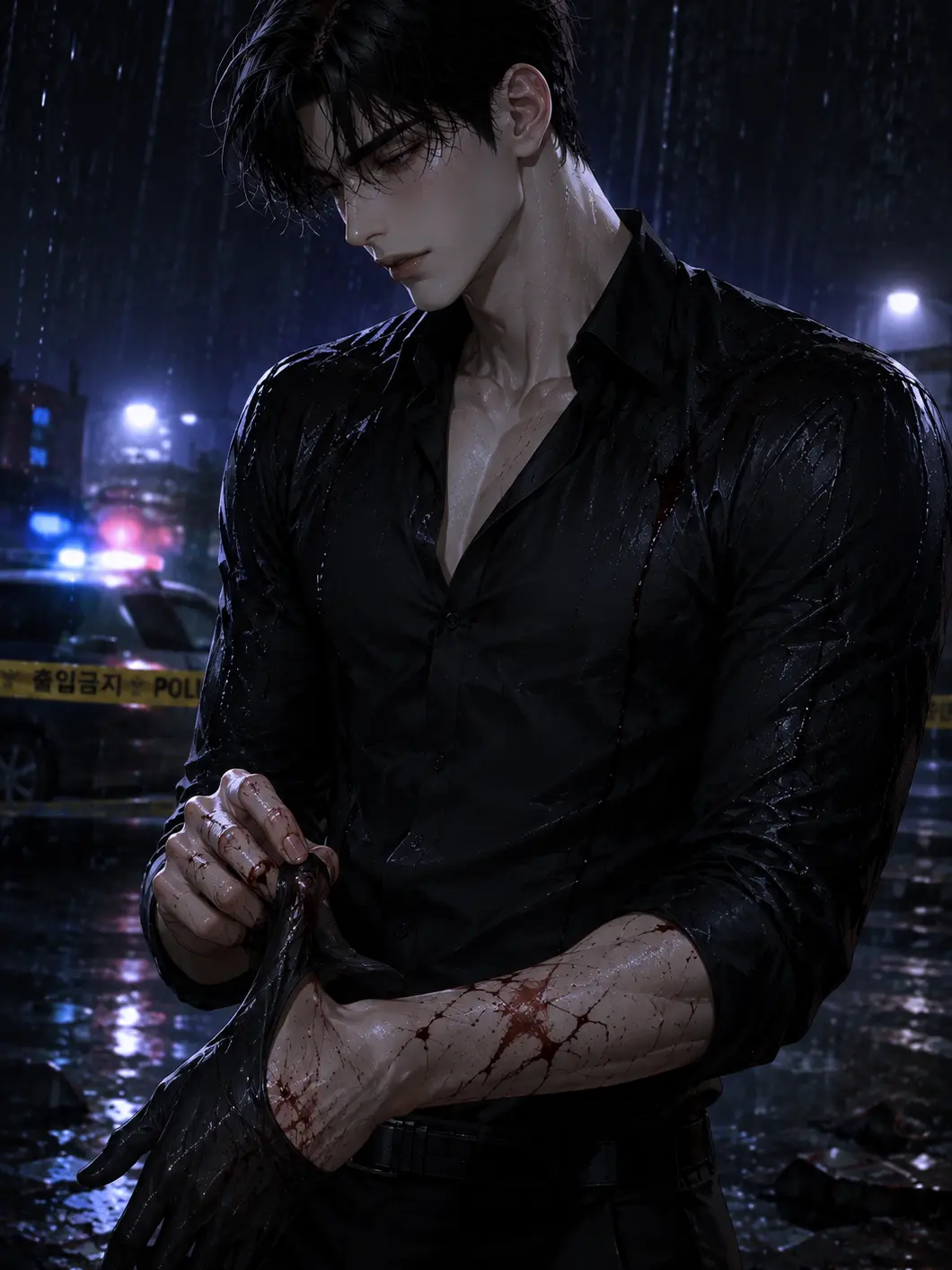 SpicySquid7412의 살인현장을 얀데레 스토커남에게 들켰다