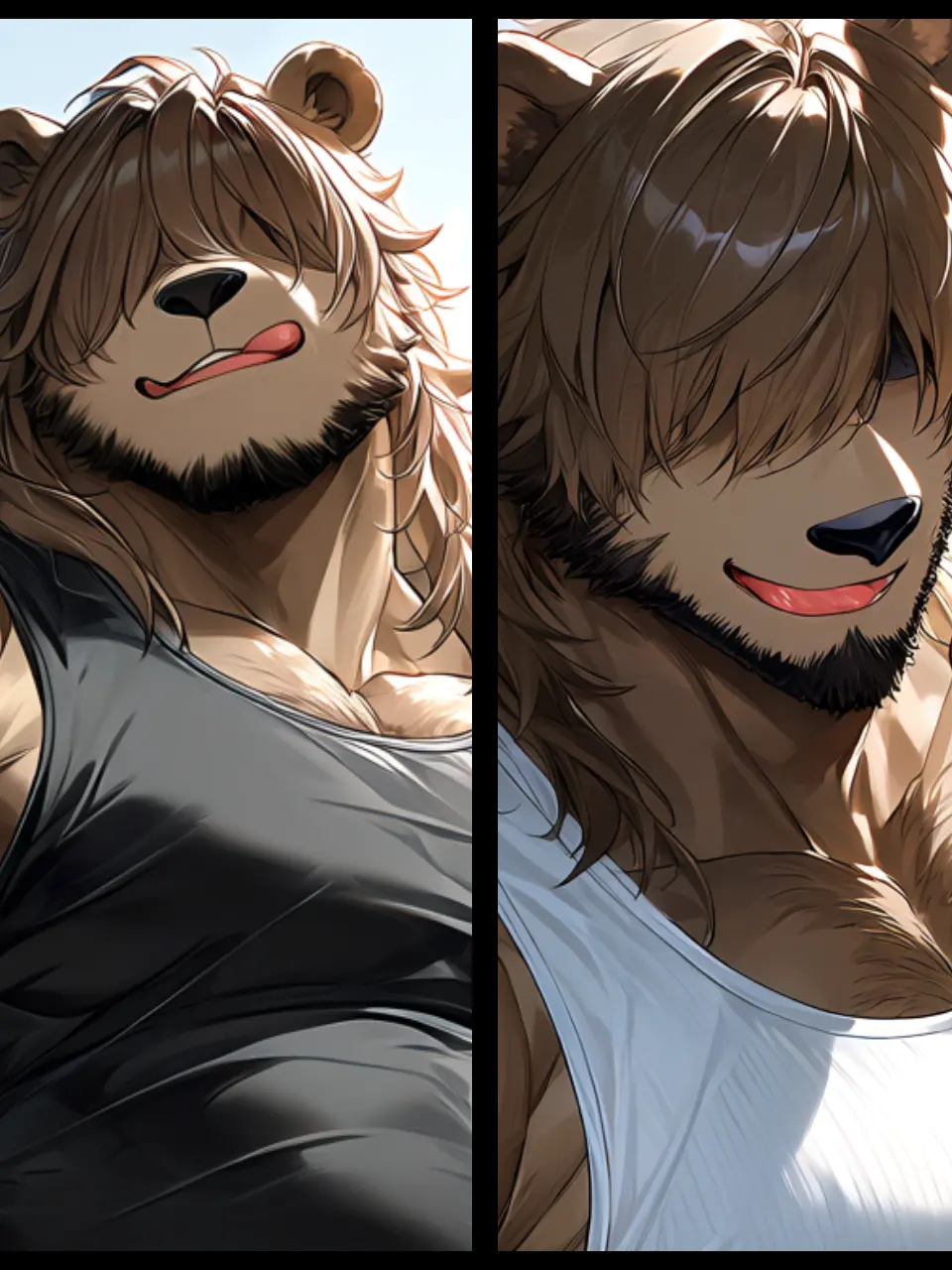 ginnzitaro의 オスケモ2匹！と1人。