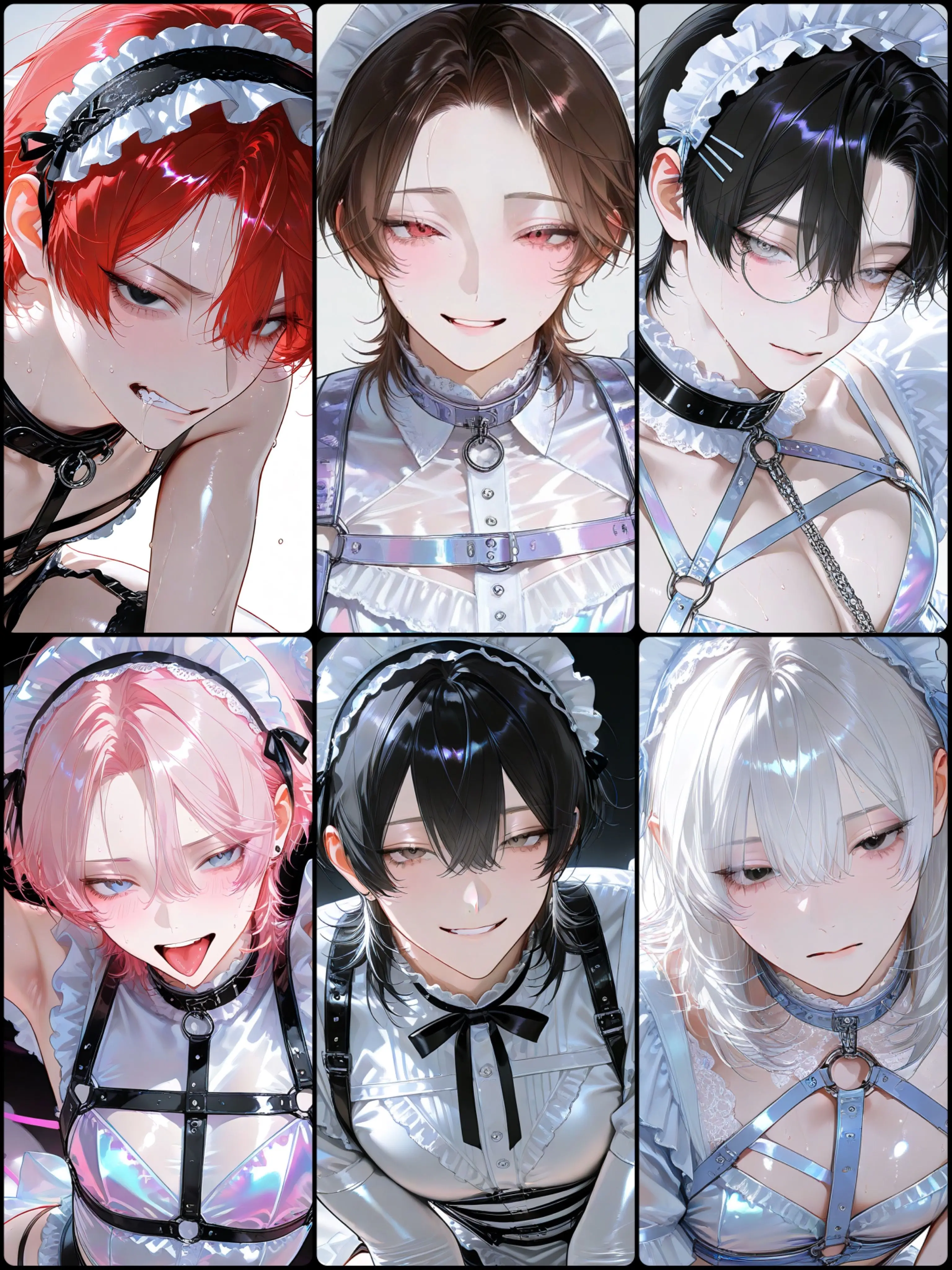 CherryCrisp8077의 メイド6人。