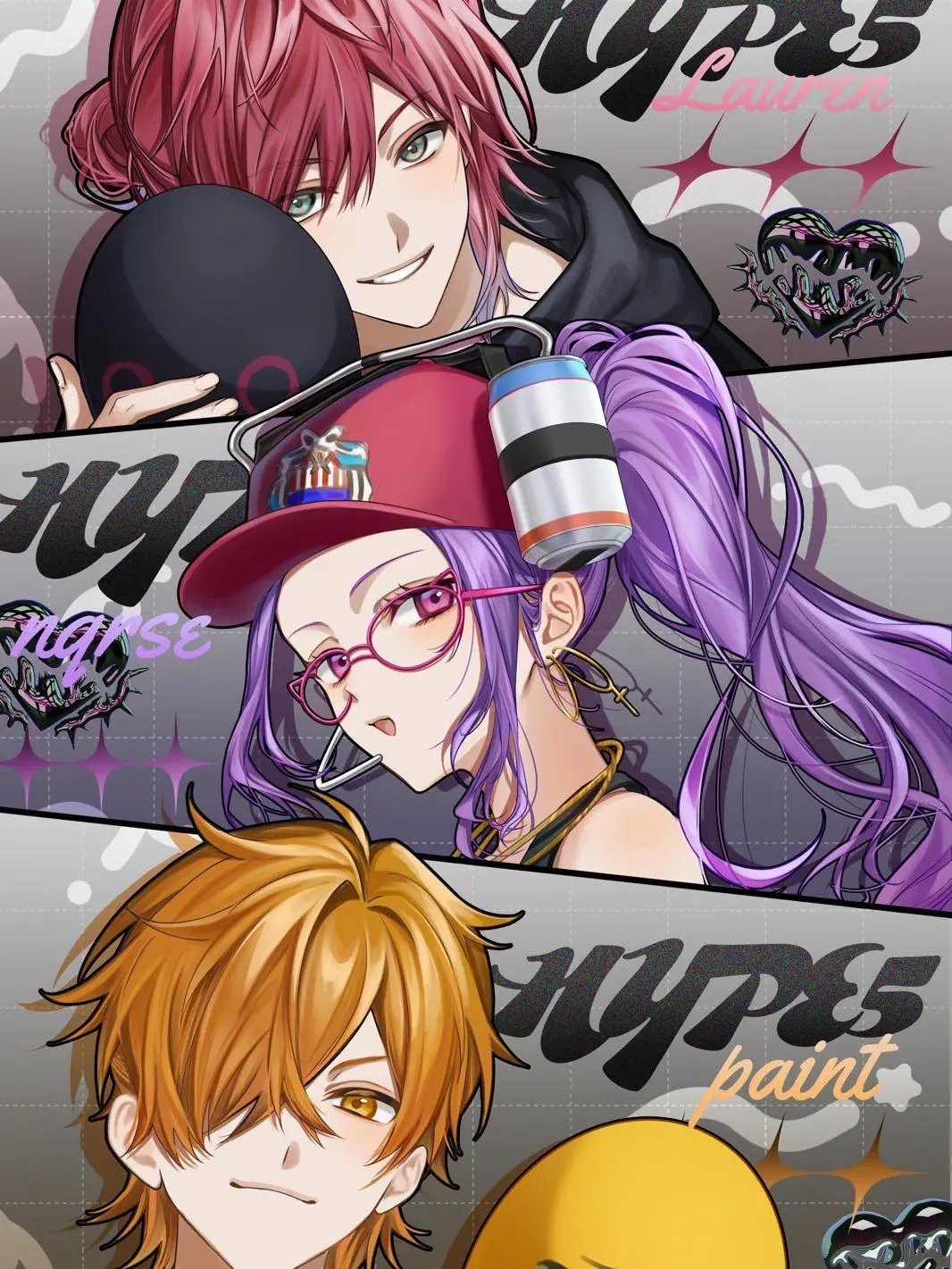 nqr_es의 HYPE5の3人をぶりっこに取られる