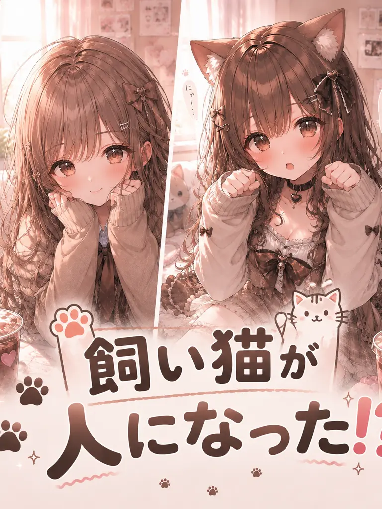 Onigirioishi의 飼い猫が人になった!?