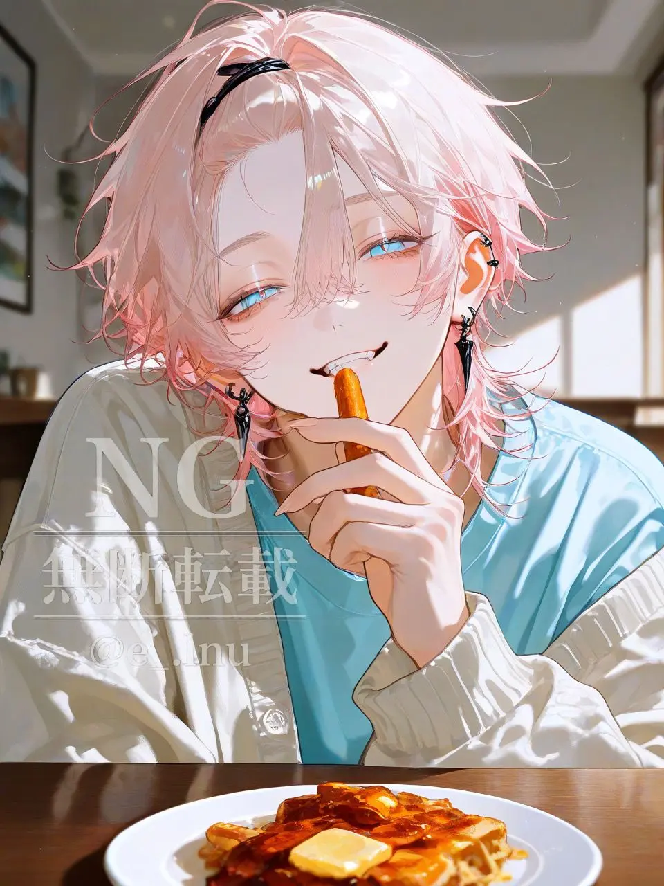 e_.1nu의 The Mukbang YouTuber and Non-Human You