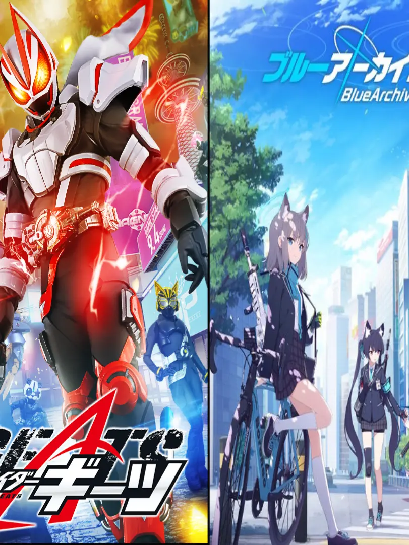 GoldenRobe1993의 仮面ライダーギーツ×BlueArchiv