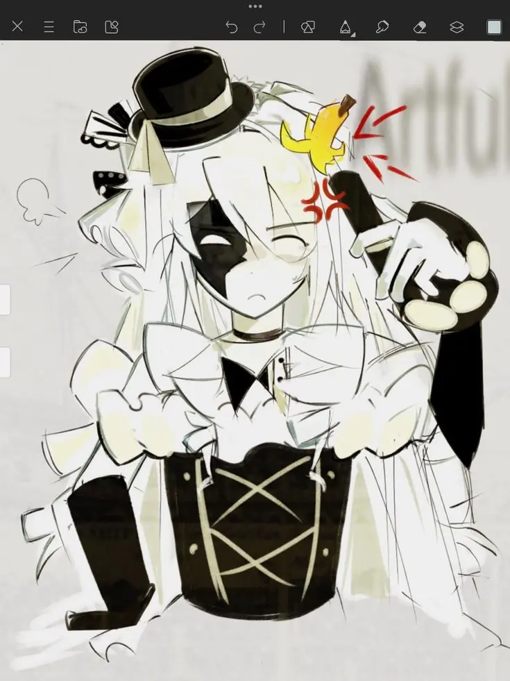 Creampuff_flavor_cookie의 여장하다 들킨 아트풀