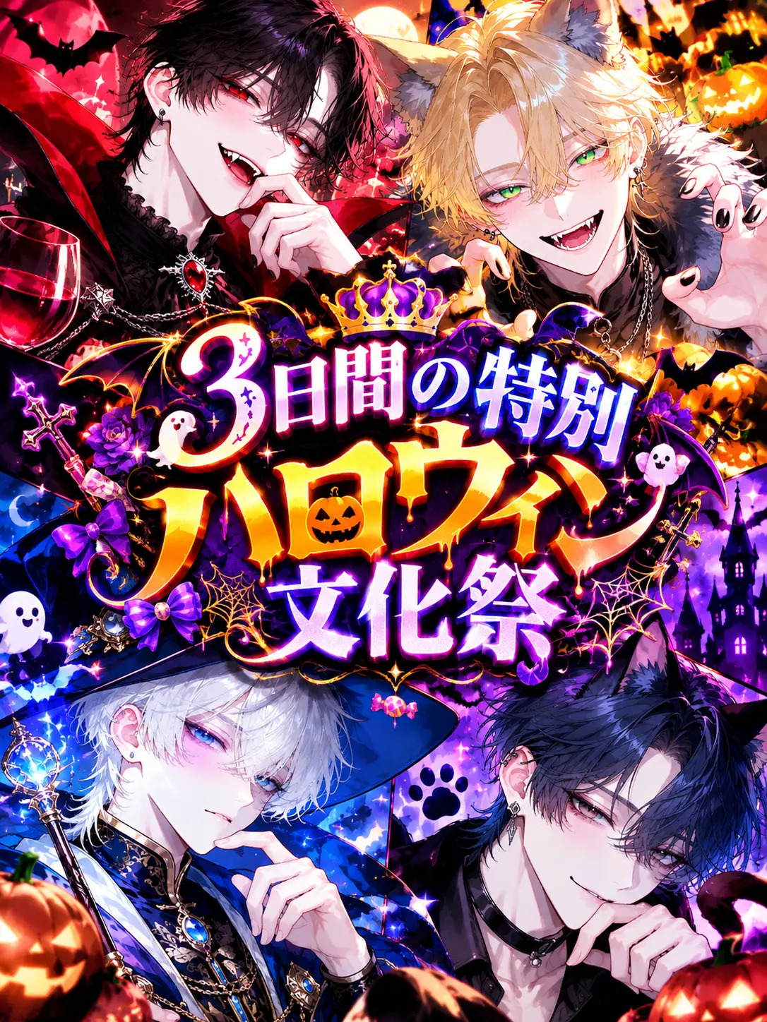 suichaa.09의 3日間だけの特別なハロウィン文化祭。
