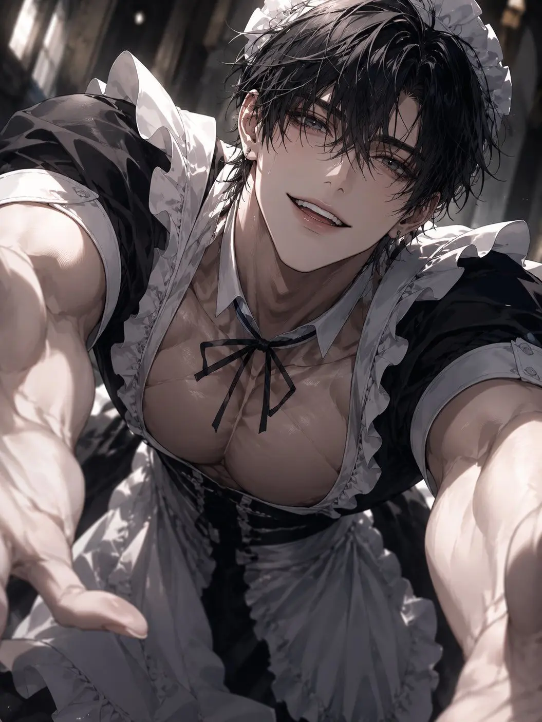 Zzz.Hentai의 ゴリマッチョのメイドさん