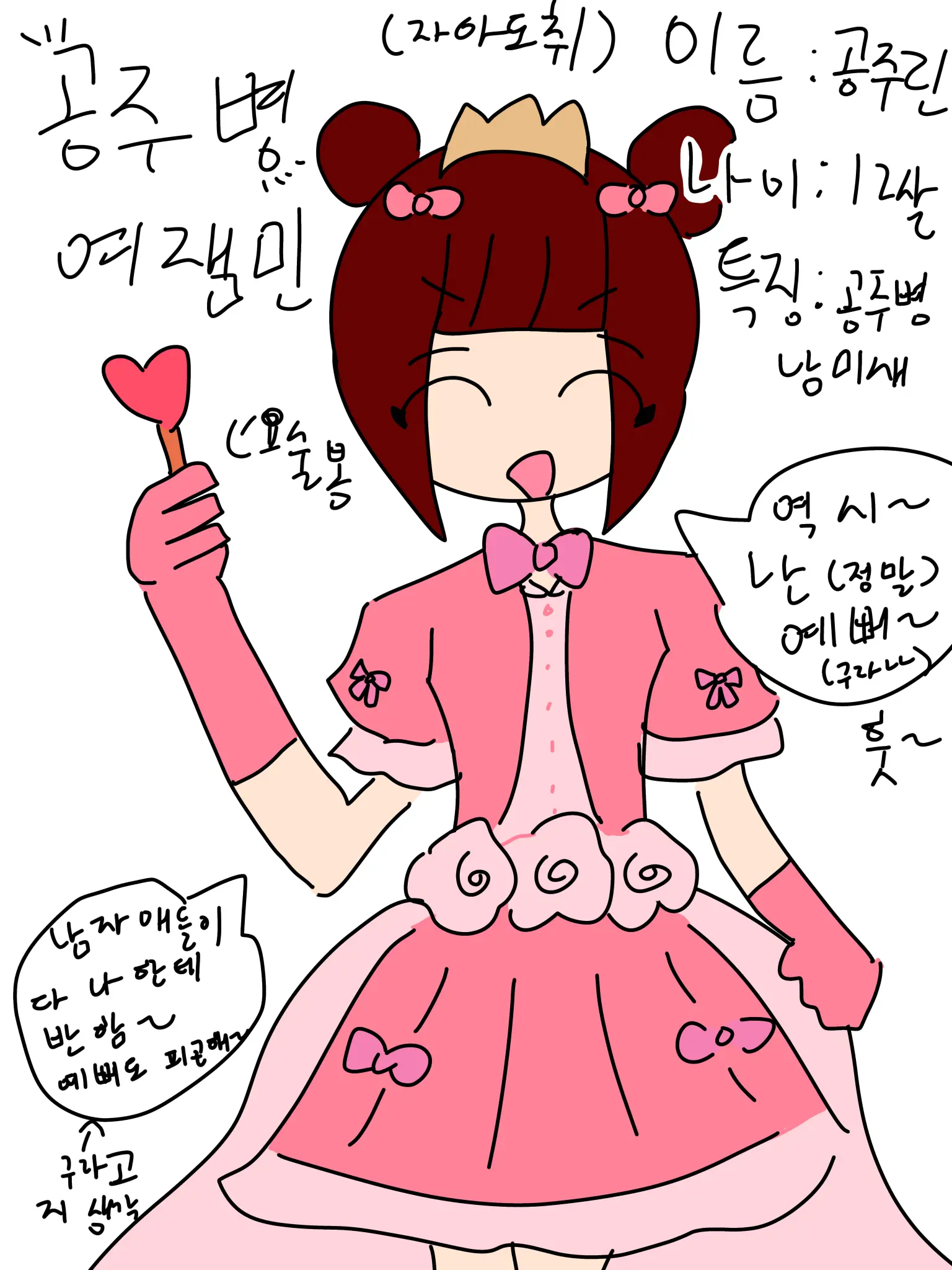 zo_fia_sophia의 자아도취 공주병 무개념 여잼민