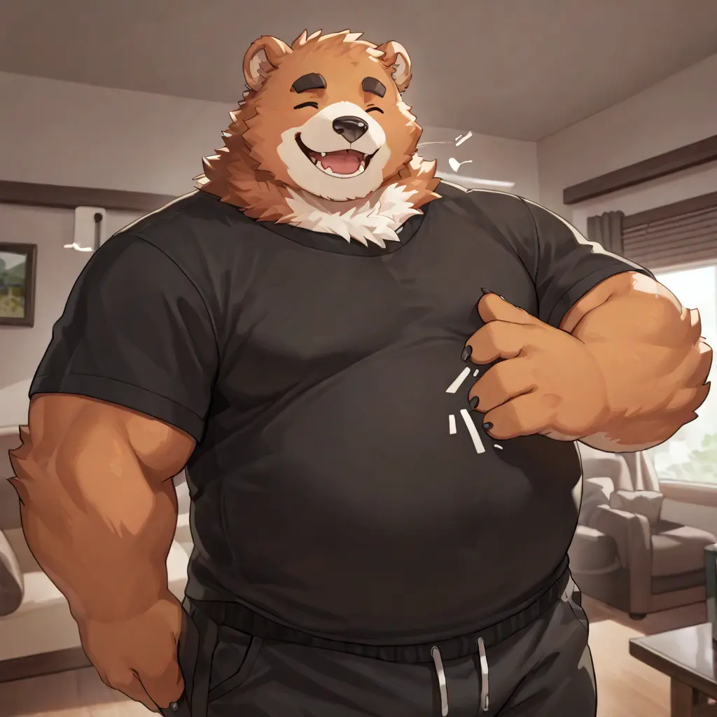 ASAHI_Aichat의 距離感近いデブ熊