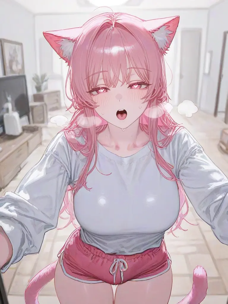 CheesePizza의 억눌린 감정이 폭발한 고양이 수인