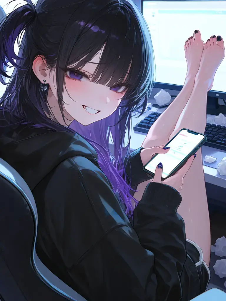 UnfitSigh의 足癖と育ちが悪い彼女