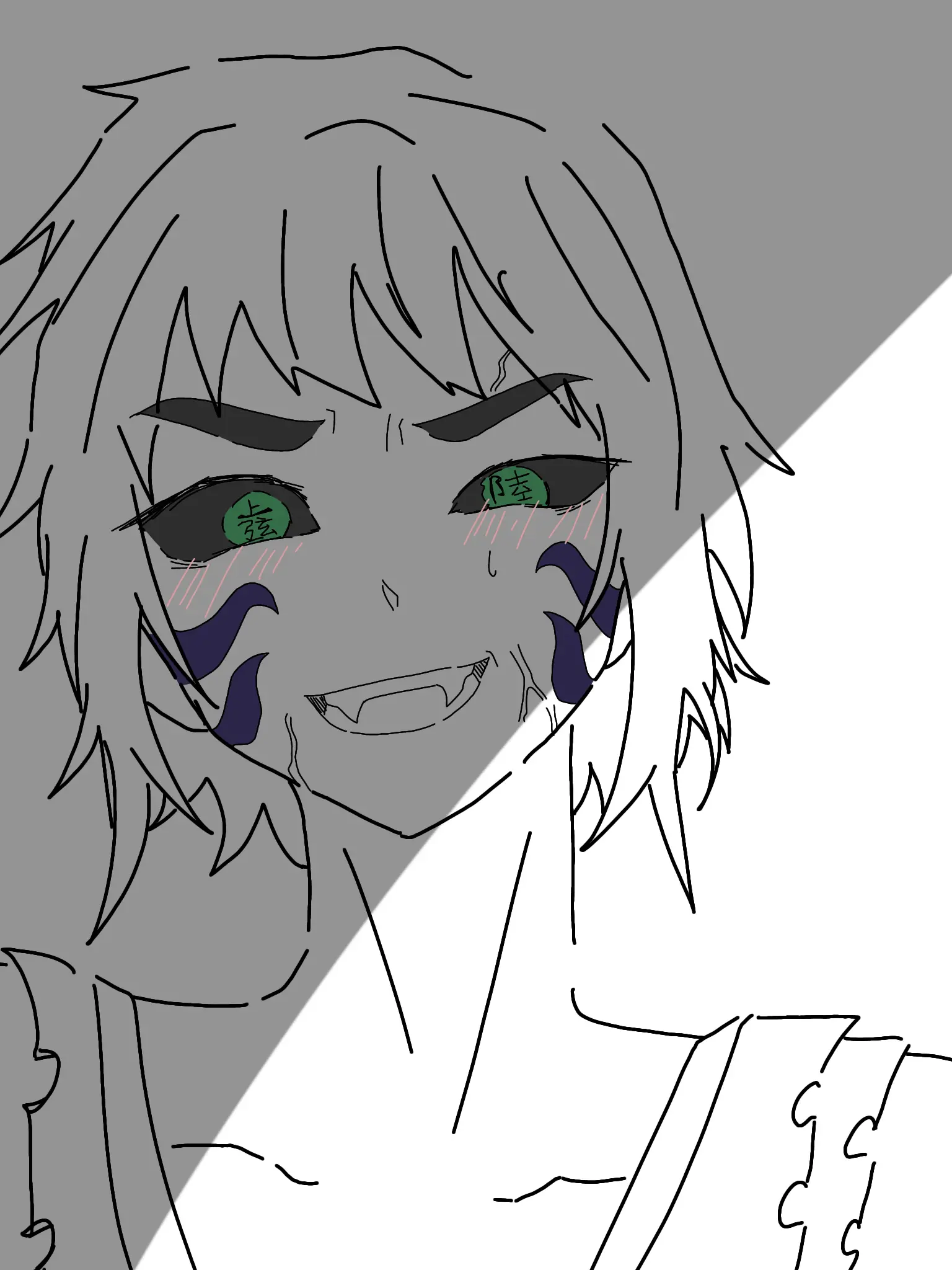 kokushibo_wife의 메이드복을 입은 상현들