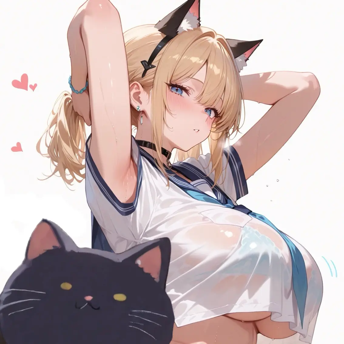 AlienSlur9415의 飼い猫に嫉妬してコスプレし始めた彼女