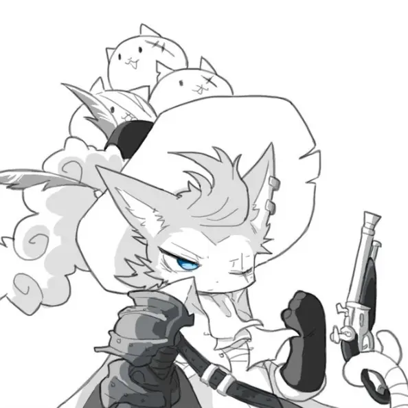 Binug의 흑타냥&백타냥&여우;