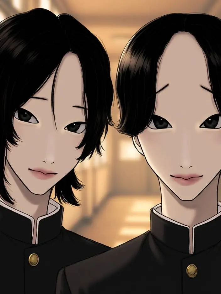 Hanakarakonnnichiha의 The Forehead-Greeting Twins are Too Sweet💕