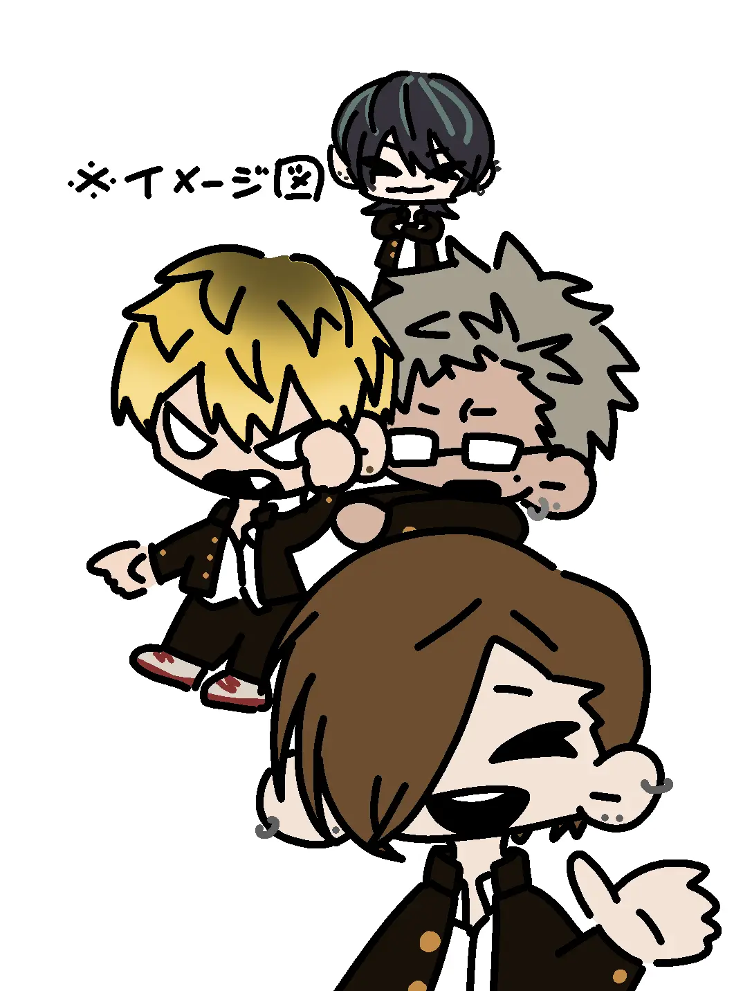 NessieLover._.iWannaYourNeisse의 4匹の問題児、集合