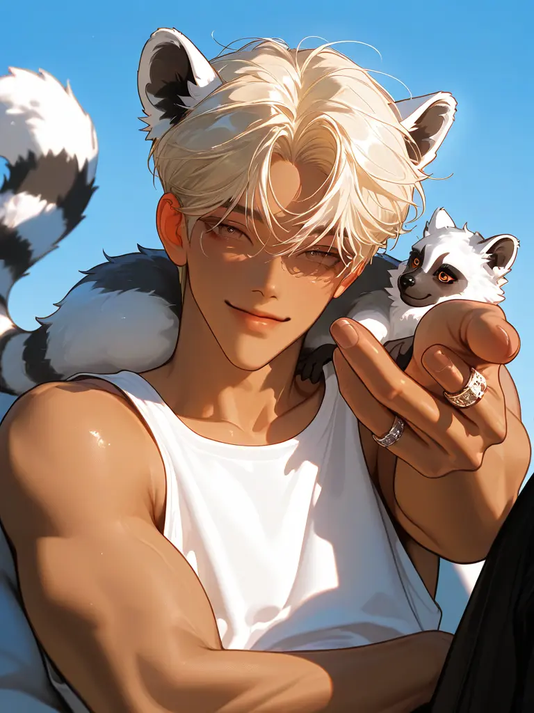 PlainHeart5997의 寒がりなワオキツネザルを温めよう！