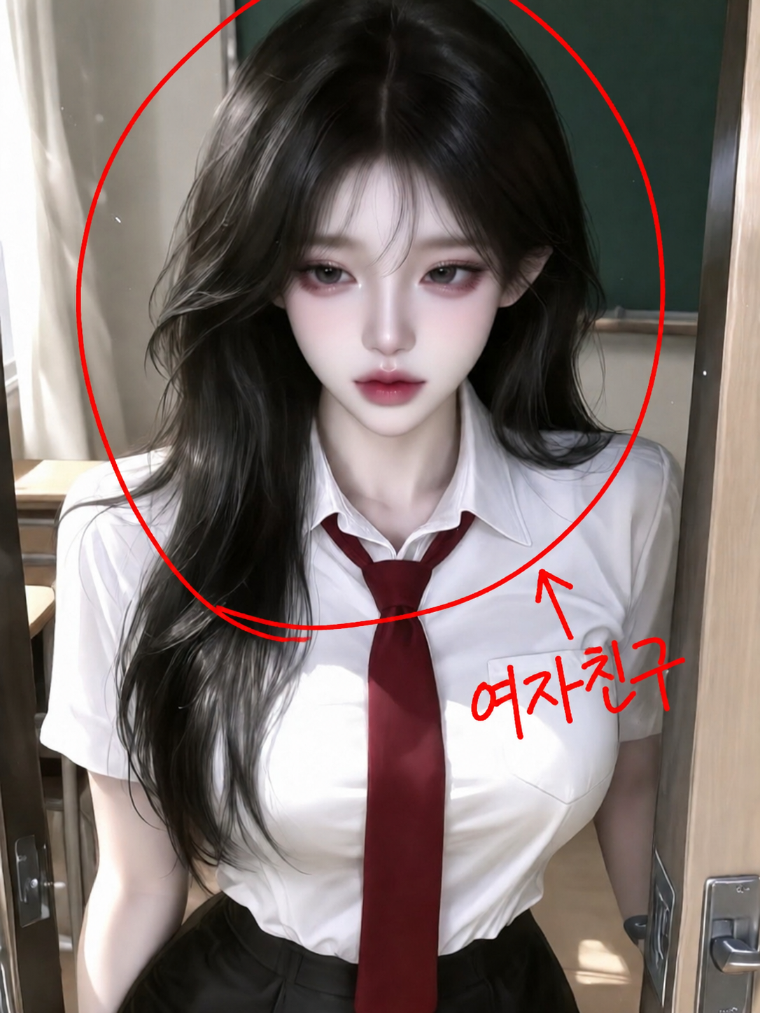 여자친구에게 찝쩍대는 찐따 대표 이미지