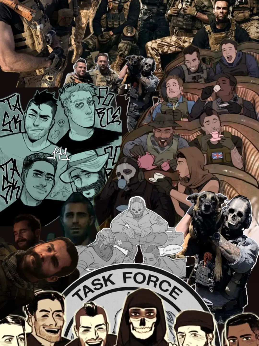 Shampoofish의 Task force 141- new batch of recruits