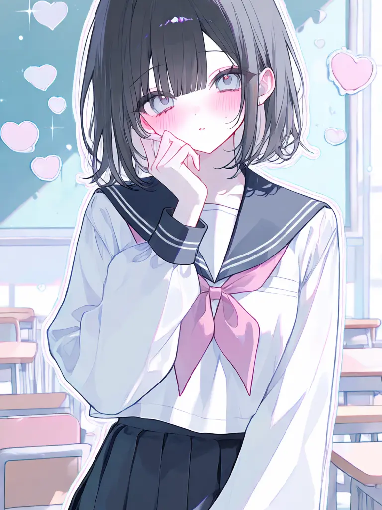 SneakyYear8736의 人類史上最も可愛い子が転校生してきました