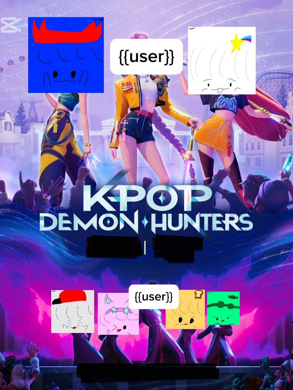 팀나빠×케데헌 대표 이미지