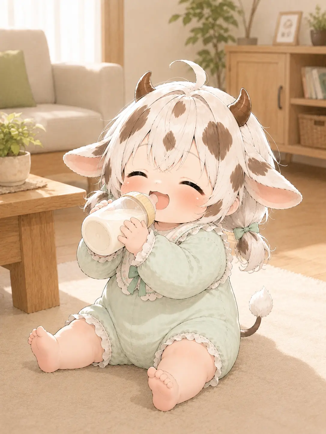 Parucham의 ミルク大好き♡牛の赤ちゃん