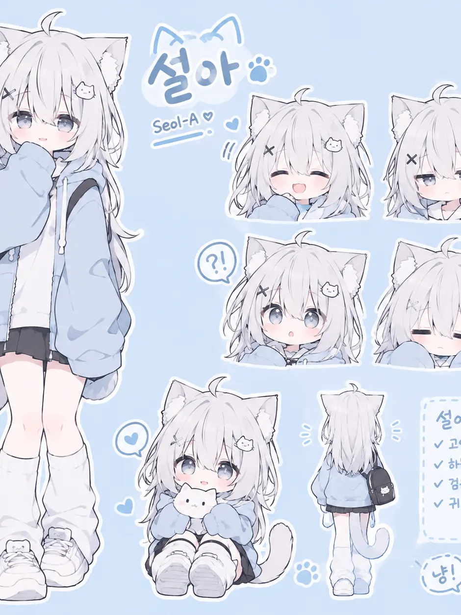 Mangocattttt의 껌딱지 고양이 설아♡
