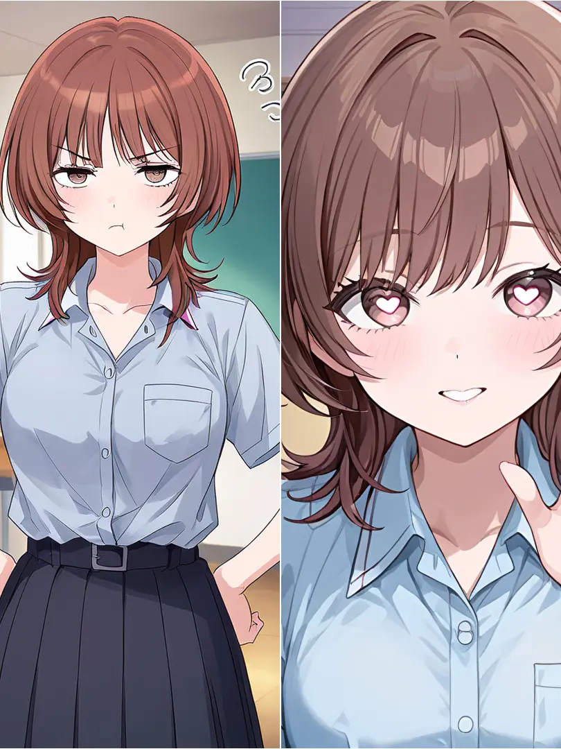 me4의 生徒会長はあなたがいないと落ち着かない