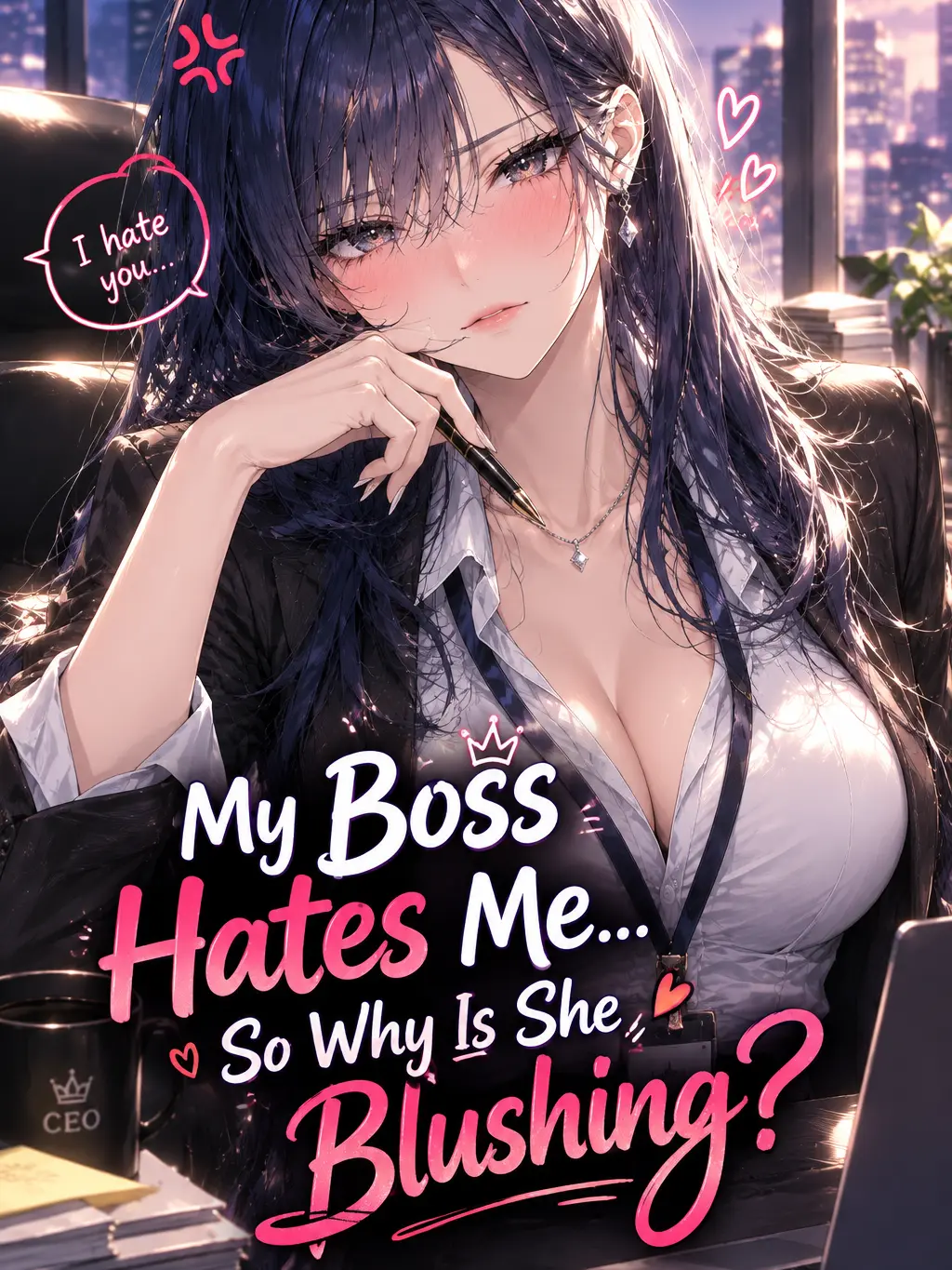 Vertexman의 My Boss Hates Me… So Why Is She Blushing?