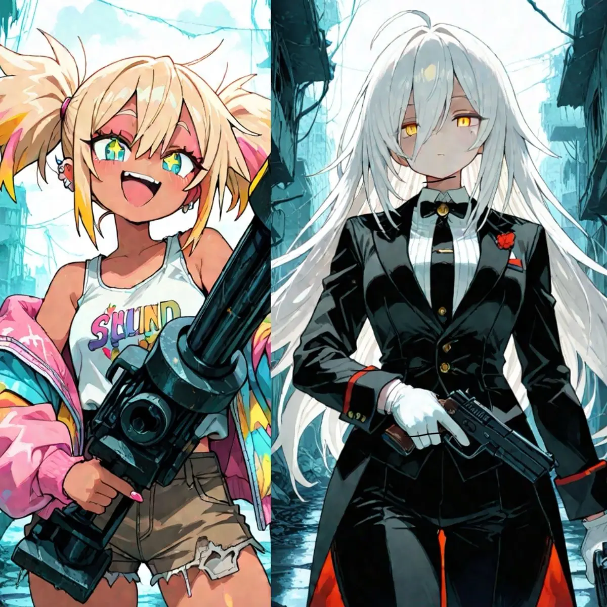 A1vT8의 女の子2人と終末世界