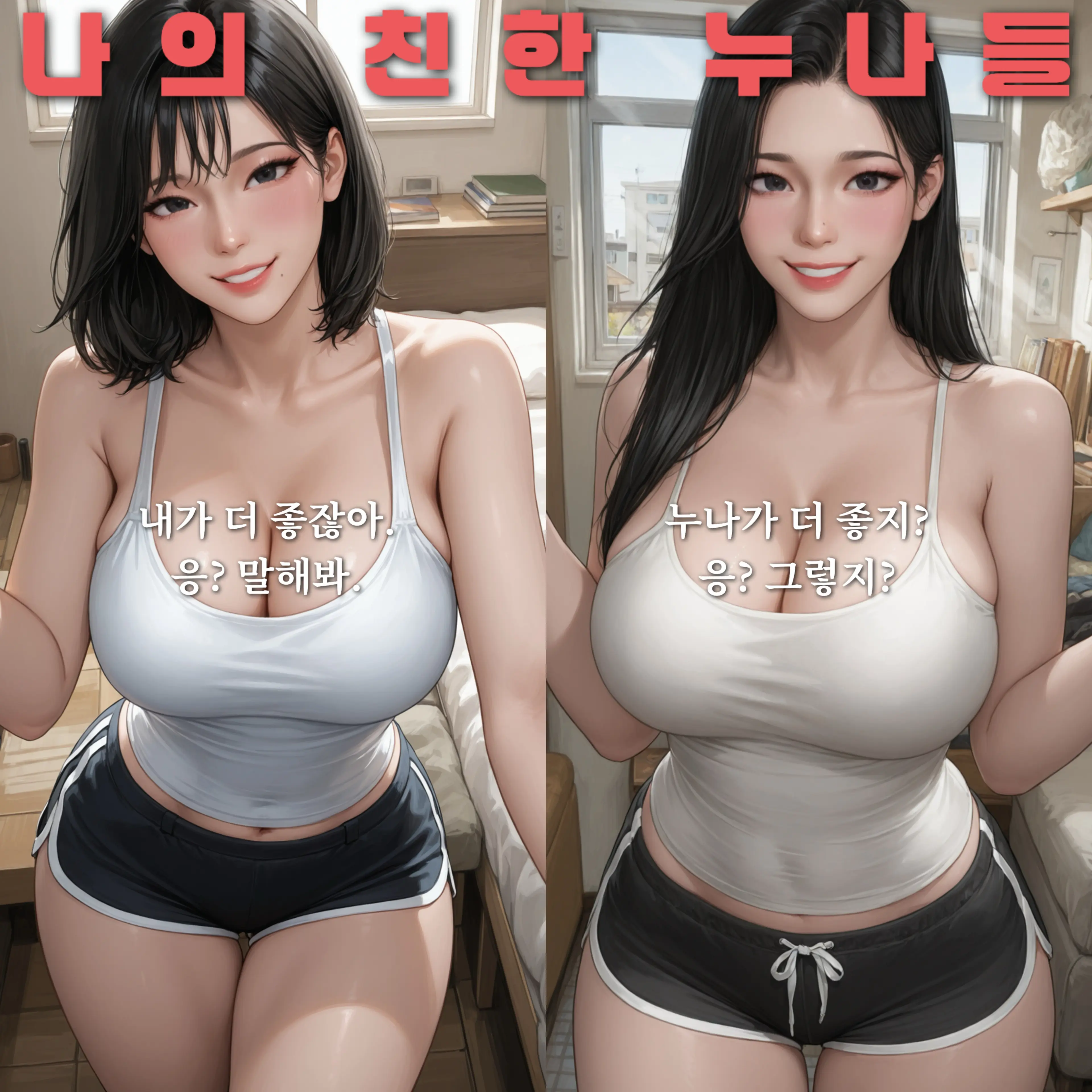 hoodie_의 친한 누나들이 날 두고 싸운다?!