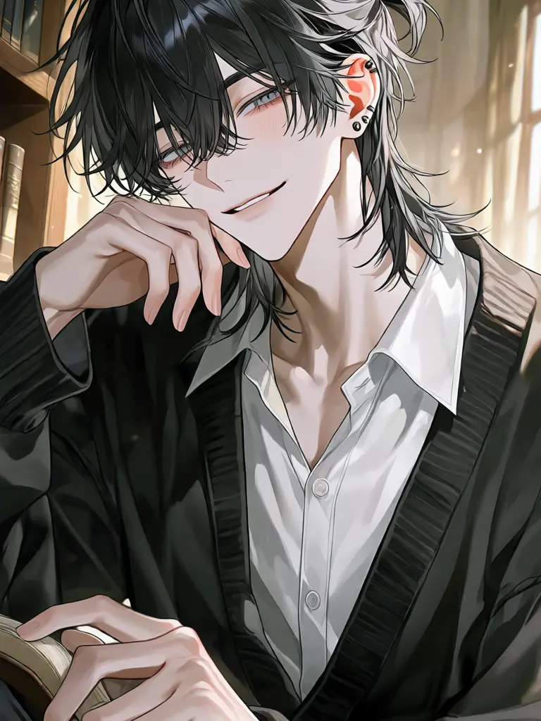 kage__0423의 Mr. Saeki in the Library is Sweet and Smoky.
