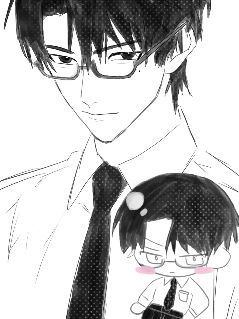 meganeaisitel의 야근 동료 히무로 선배