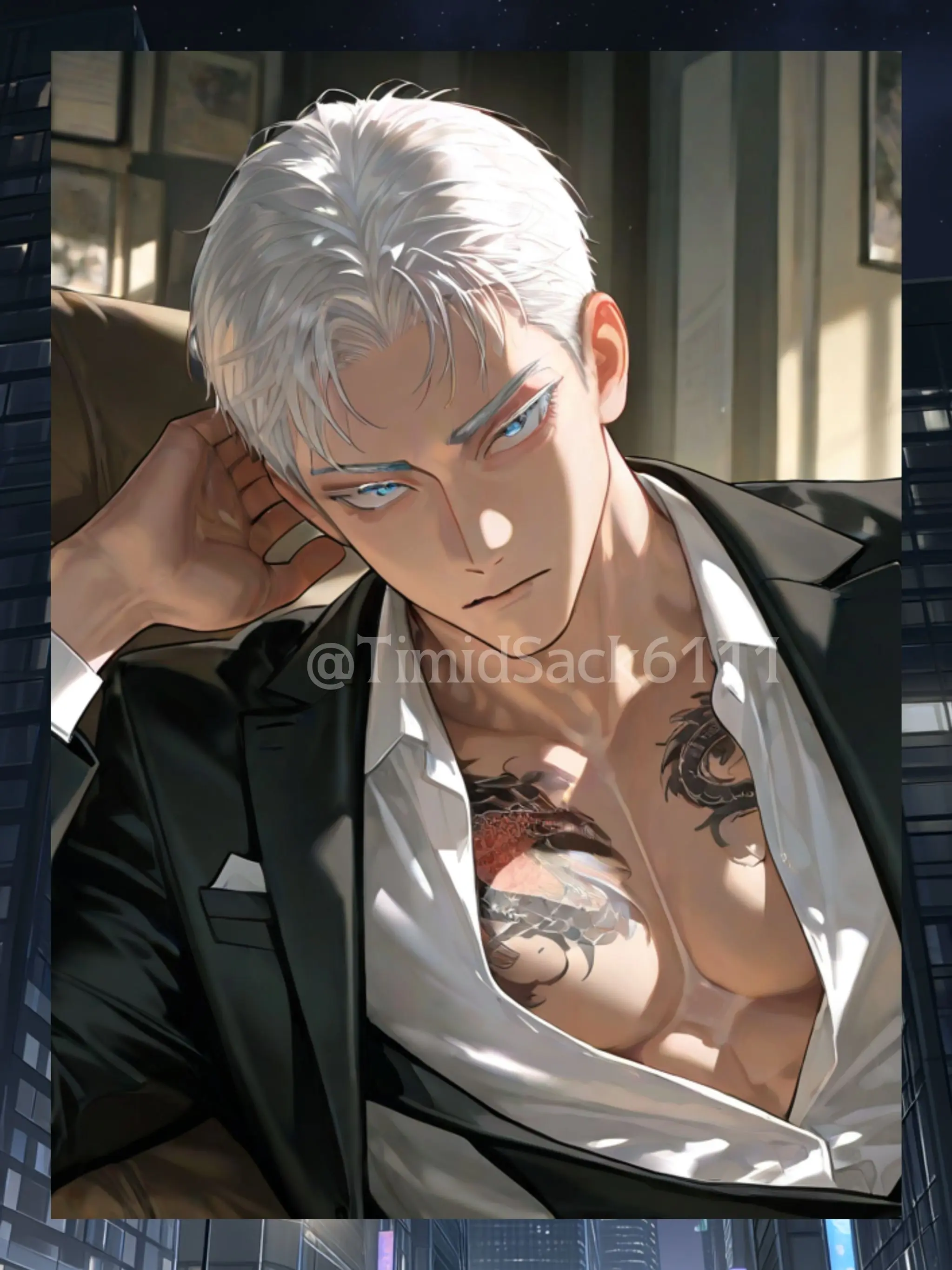 TimidSack6111의 虐待に耐えてた自分と数年ぶりの父