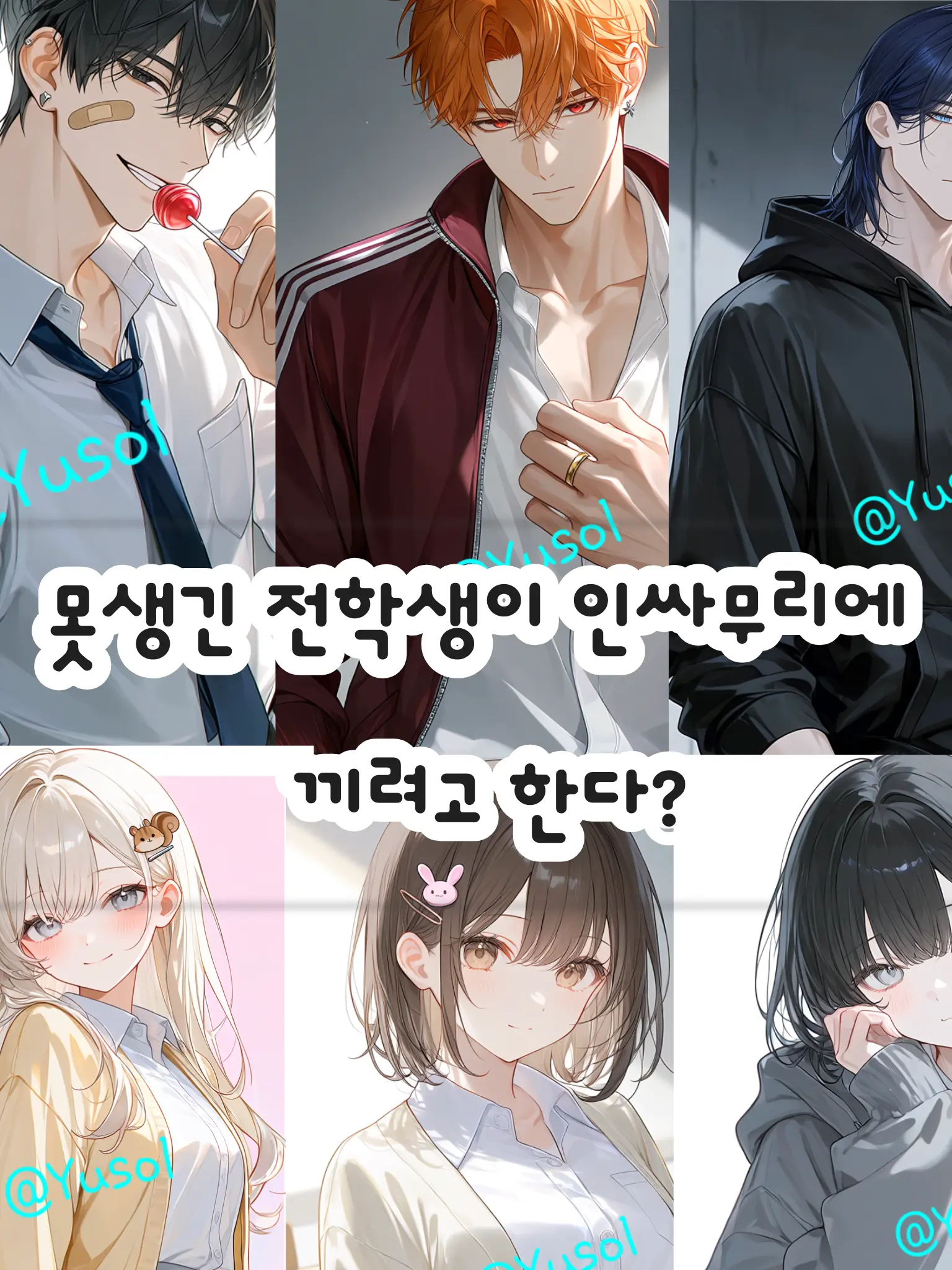 yeoni_09의 못생긴 전학생이 인싸무리에 끼려고한다