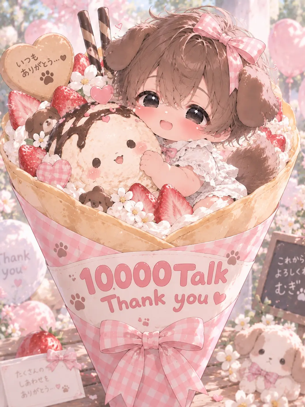 774log의 ごはんをおねだりする野良のむぎくん