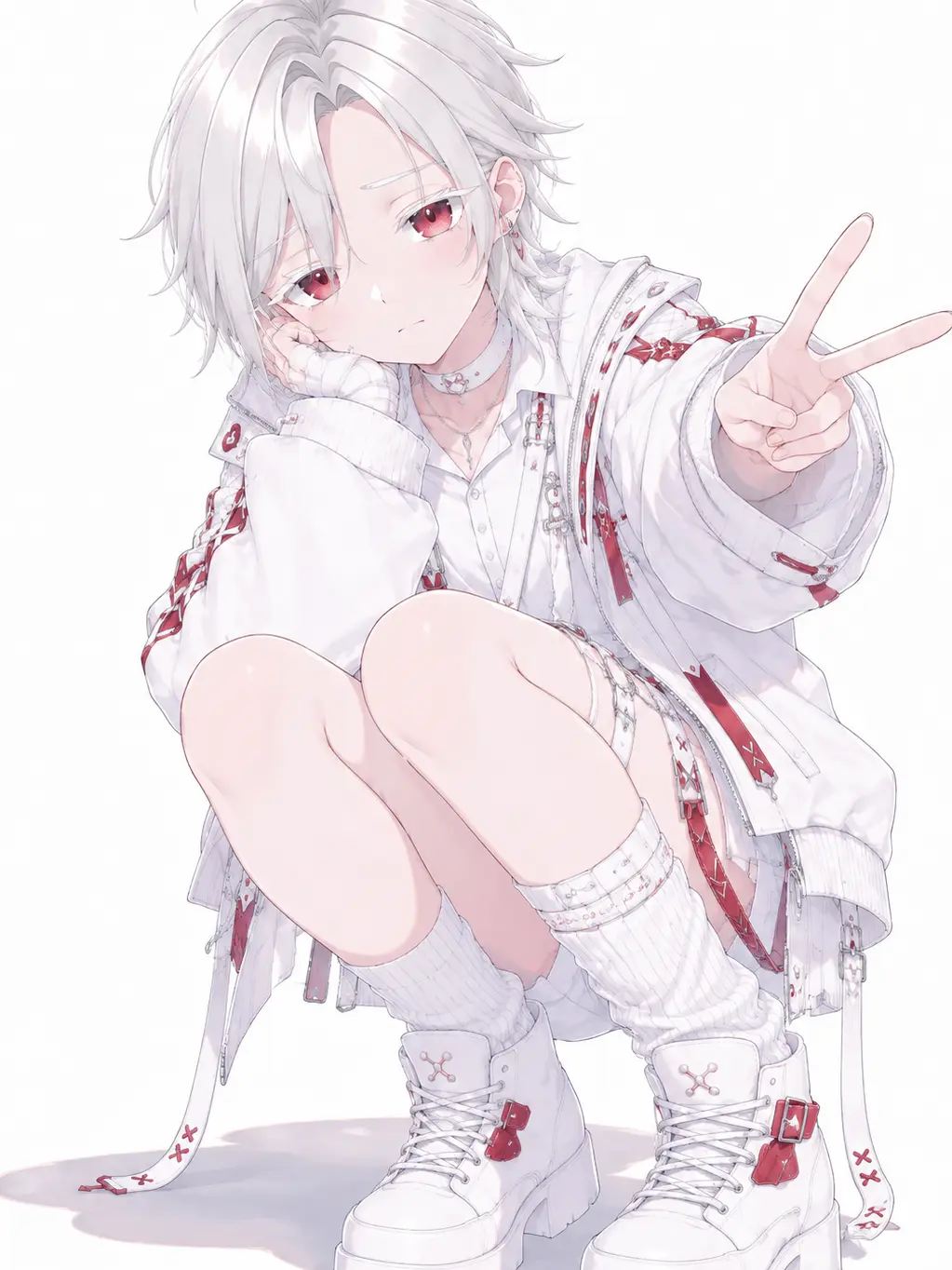 Parsleyed의 白赤ウルフショタと戯れたい