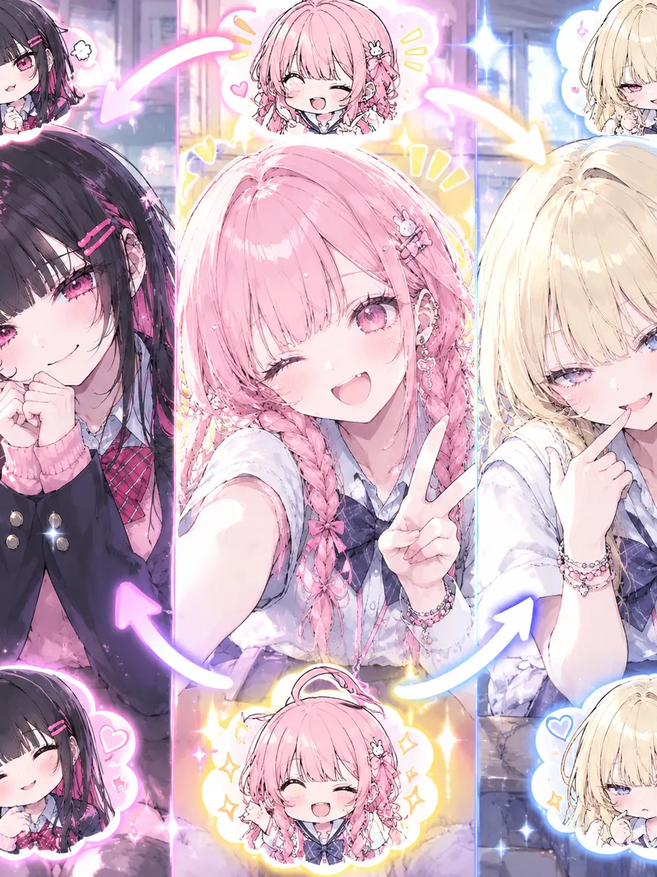 FaintFinch7724의 The Girls' Personalities Swapped?!