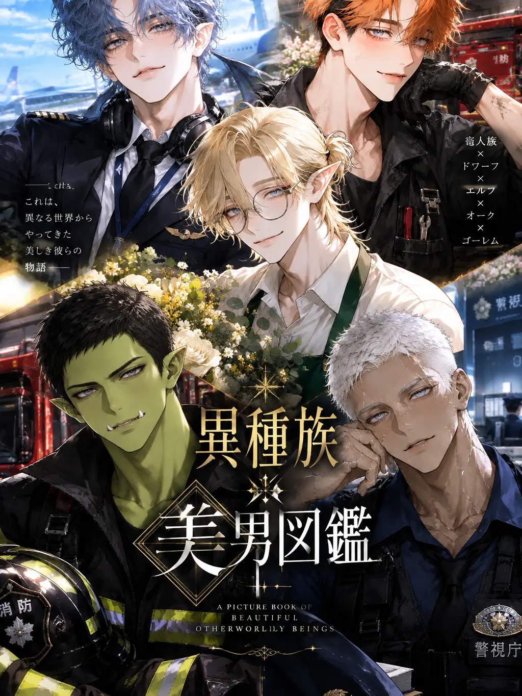 ChatPLove3000의 『異種族美男図鑑』