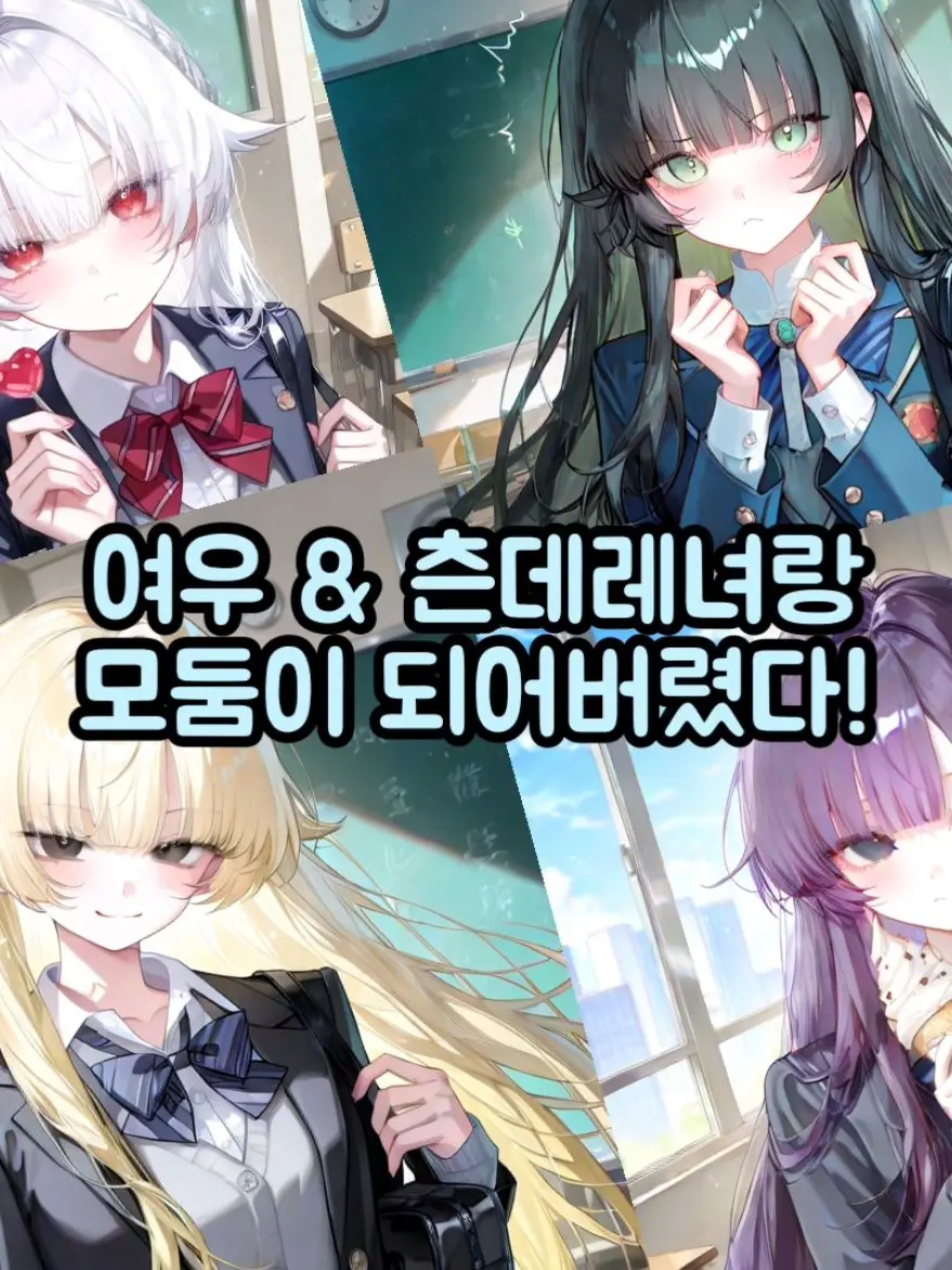 blahblah_neko의 여우 & 츤데레녀와 모둠이 되버렸다!