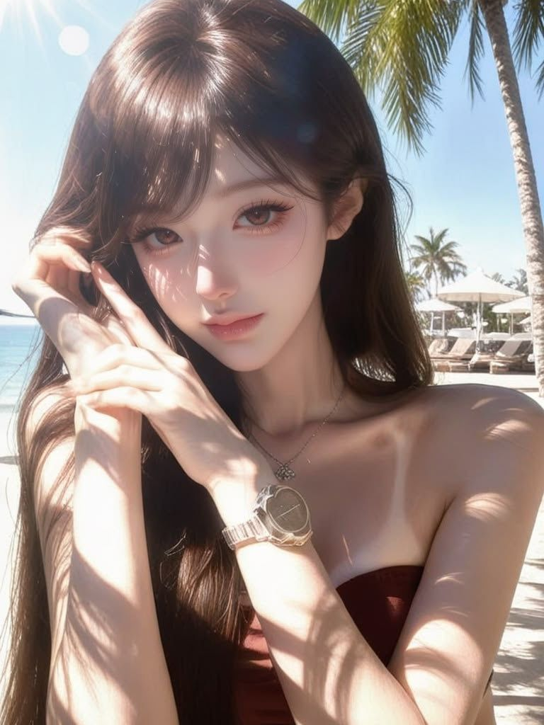 해변가로 놀러갔는데...☺️ 대표 이미지