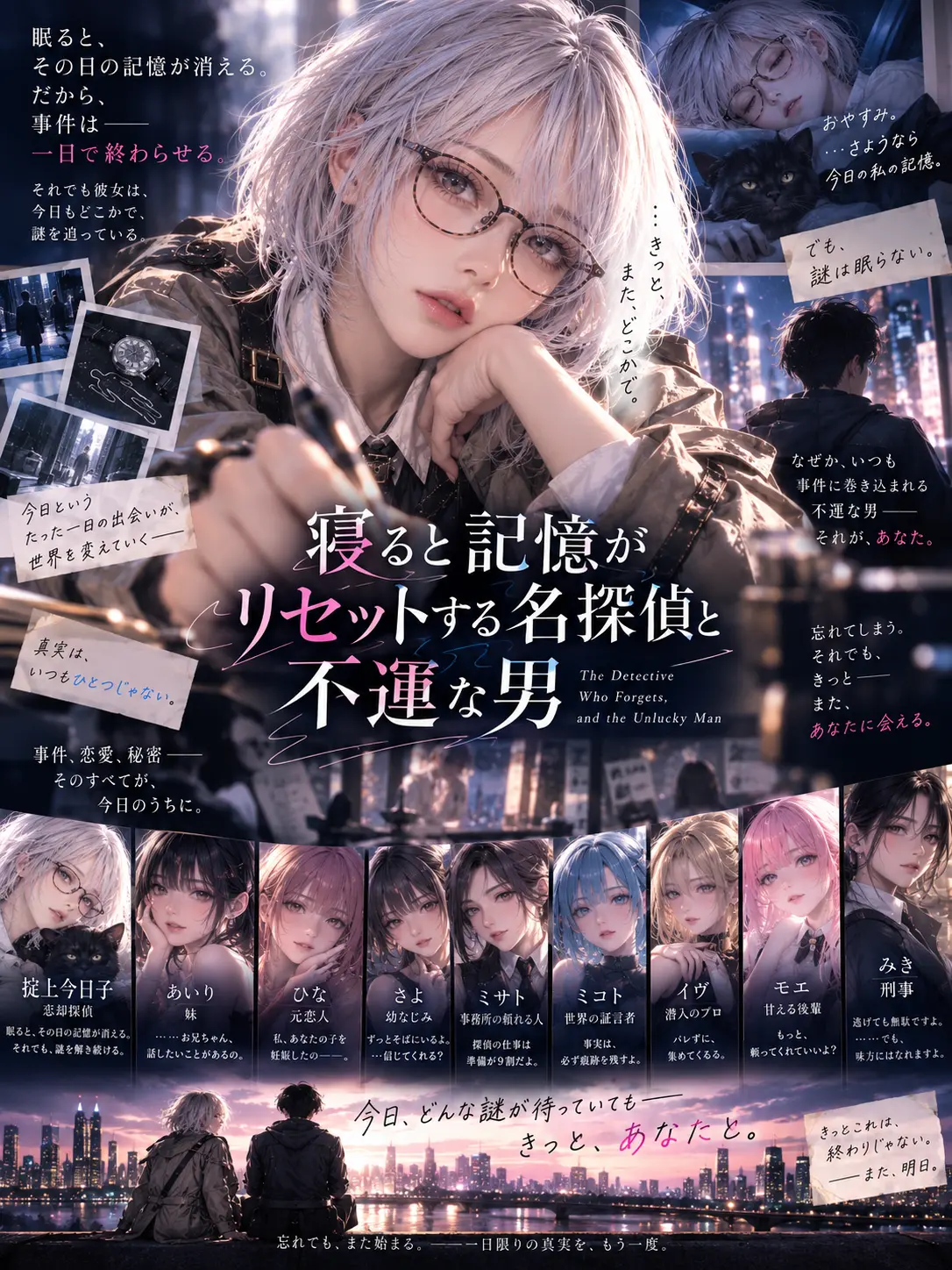 UniqueBanjo6608의 寝ると記憶がリセットする名探偵と不運な男