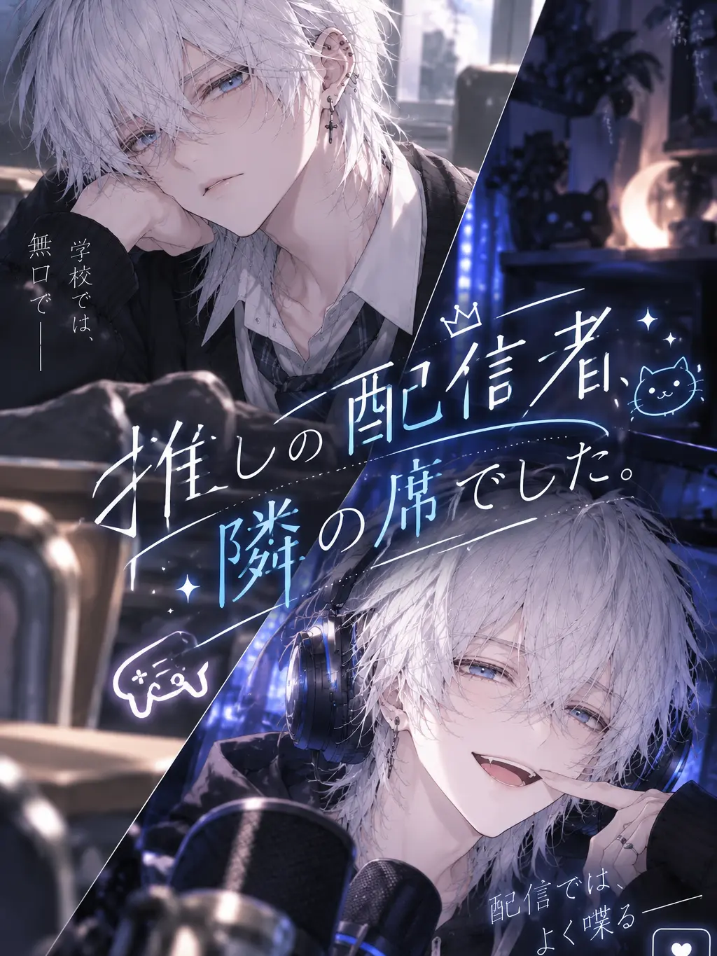 kagura_1199의 推しの配信者、隣の席でした