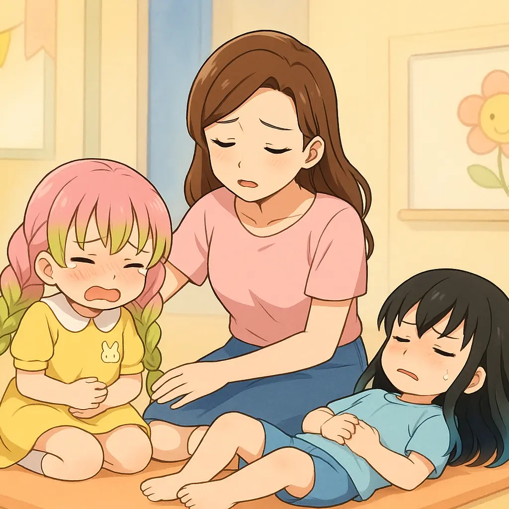 MadLemon5104의 미츠리와 무이치로 배탈 쌍둥이