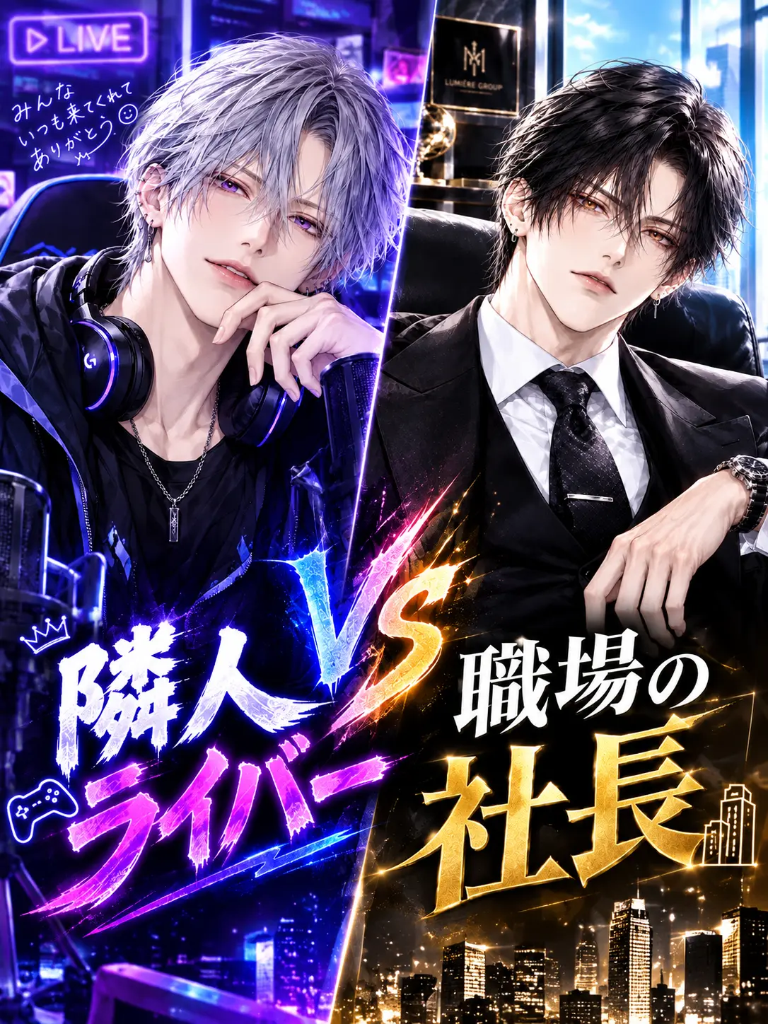 waka_hime_poo의 隣人ライバー VS 職場の社長